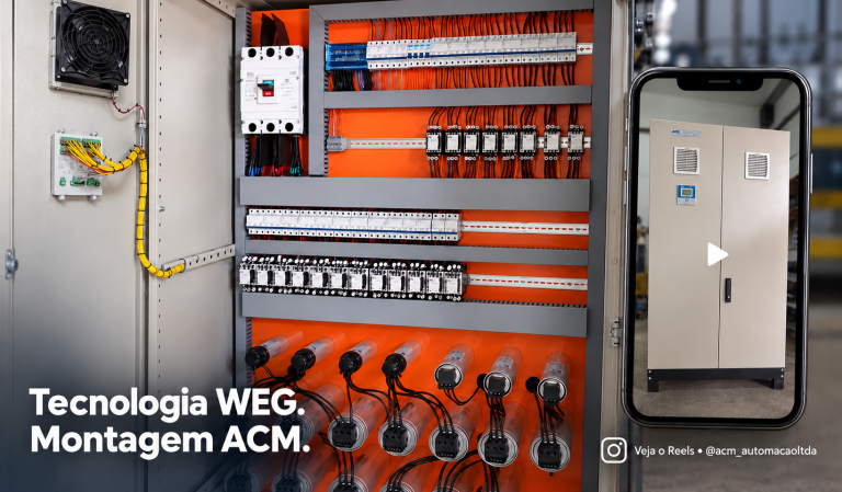 ACM Automação destaca organização e qualidade na montagem de painéis elétricos